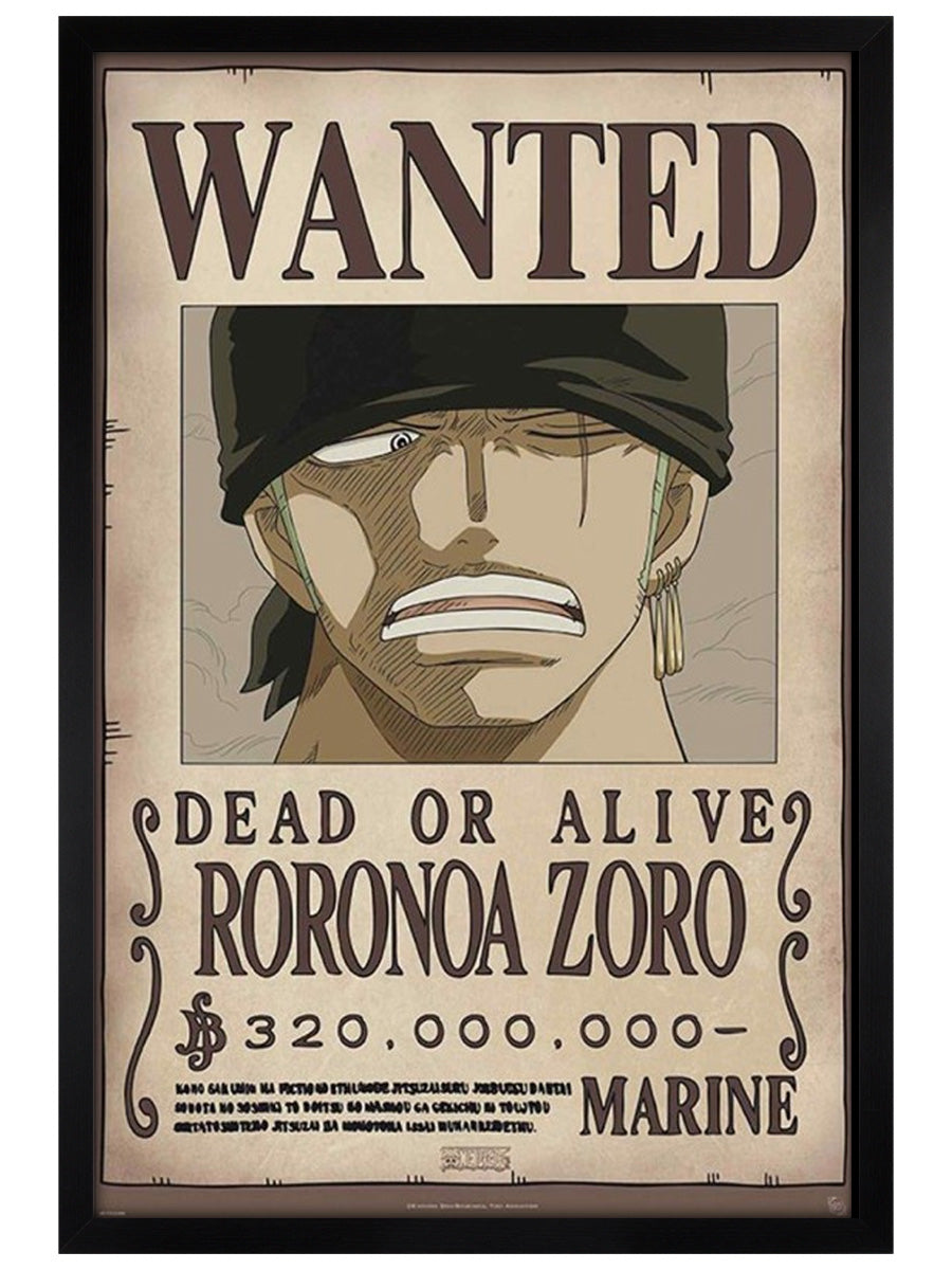 One Piece Wanted Zoro Maxi Poster