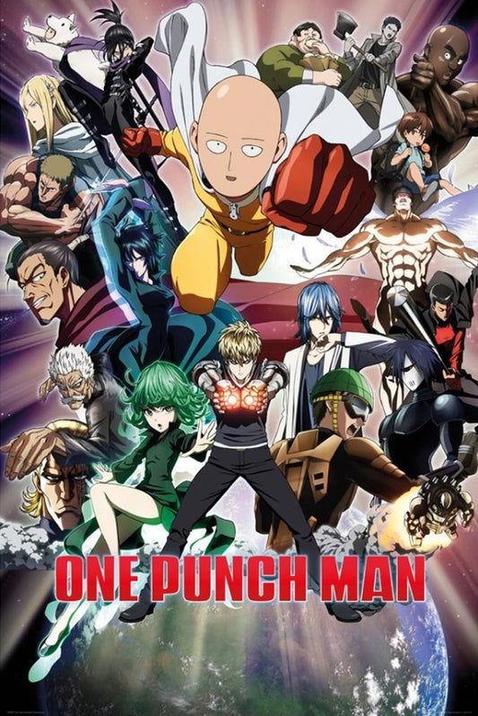 One Punch Man Group Maxi Poster