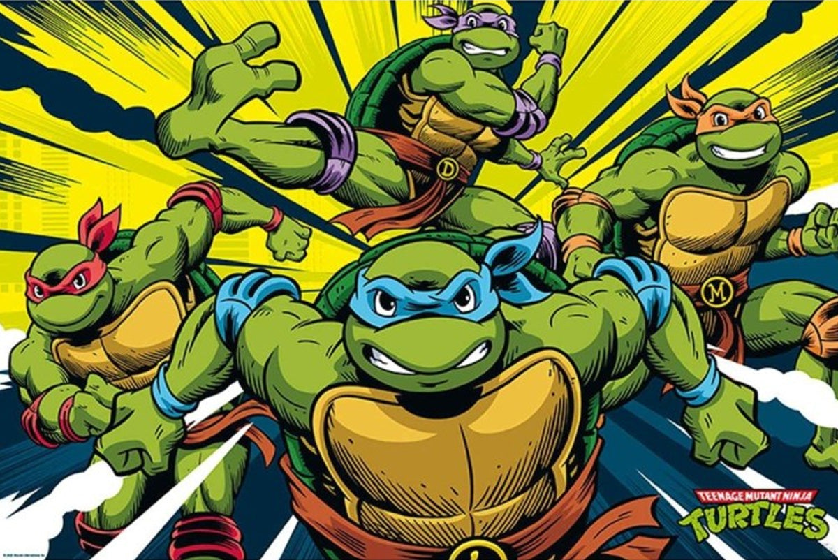 Teenage Mutant Ninja Turtles In Action Maxi Poster