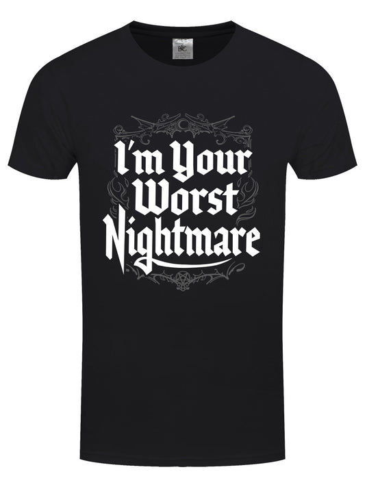 I'm Your Worst Nightmare Men's Black T-Shirt