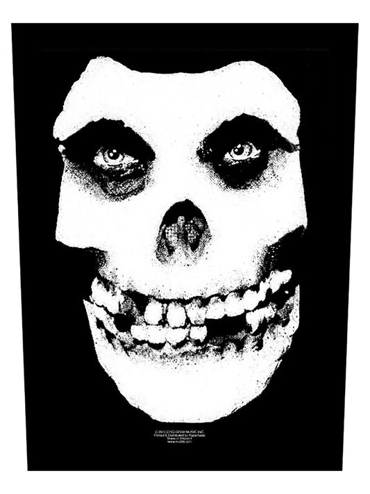 Misfits Face Skull Back Patch