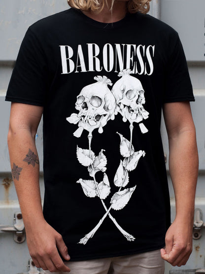 Baroness Razor Bloom 2022 Tour Men's Black T-Shirt
