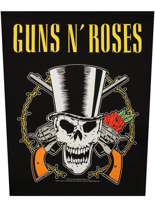 Guns N Roses Skull & Guns Backpatch