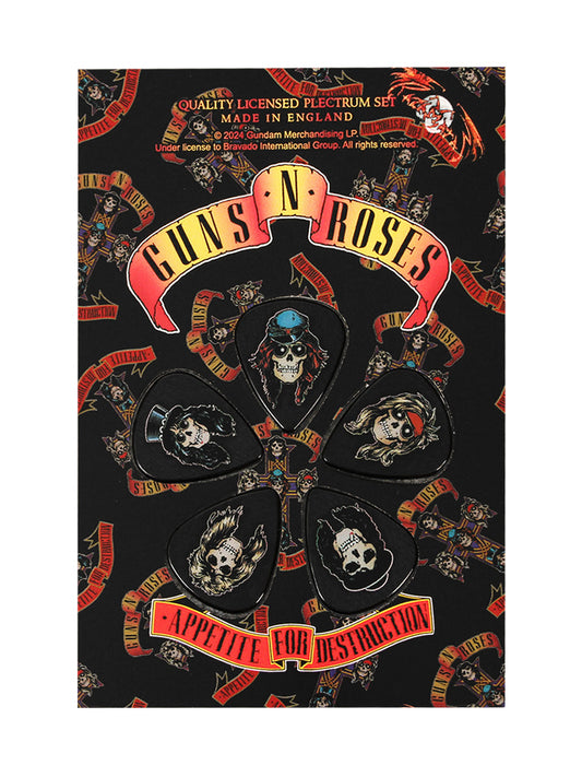 Guns N Roses Appetite For Destruction Plectrum 5 Pack