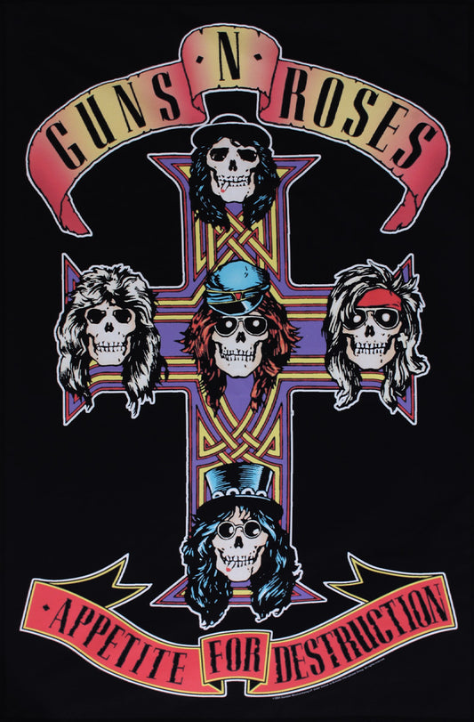 Guns N Roses Appetite For Destruction Textile Flag