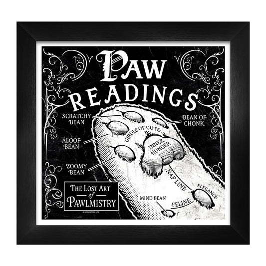 Paw Readings Framed Print