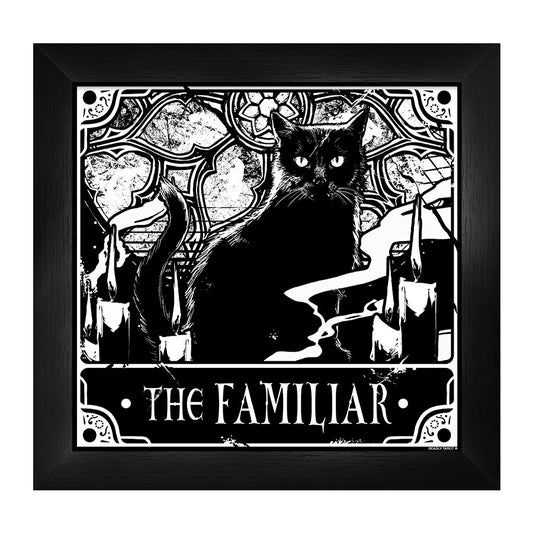 Deadly Tarot The Familiar Framed Print