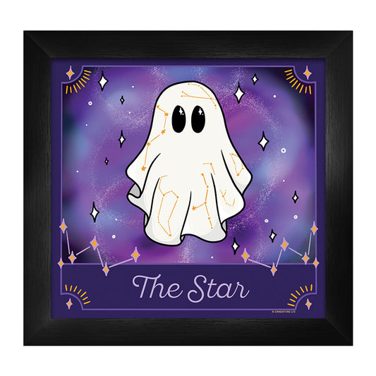 Galaxy Ghouls The Star Framed Print