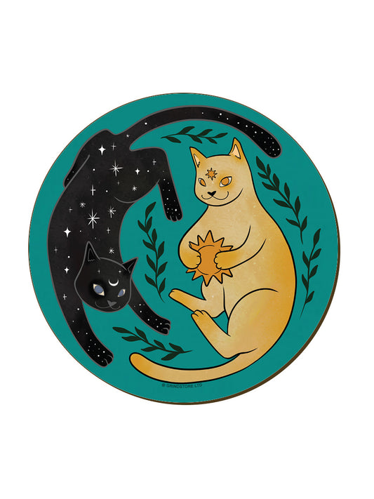 Celestial Kittens Coaster