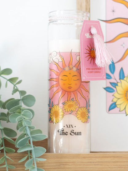 The Sun Pink Grapefruit Tube Candle