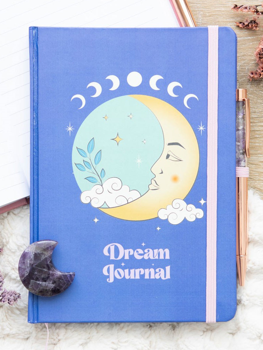 The Moon Dream Journal with Amethyst Pen