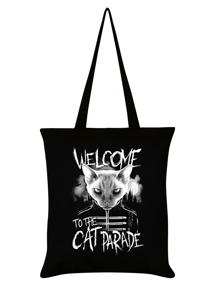 Playlist Pets Welcome To The Cat Parade Black Tote Bag