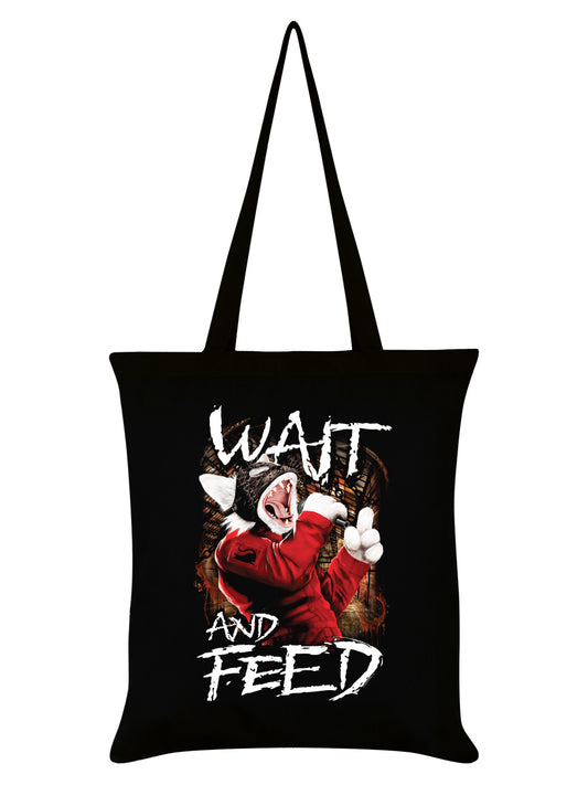 Playlist Pets Wait and Feed Black Tote Bag