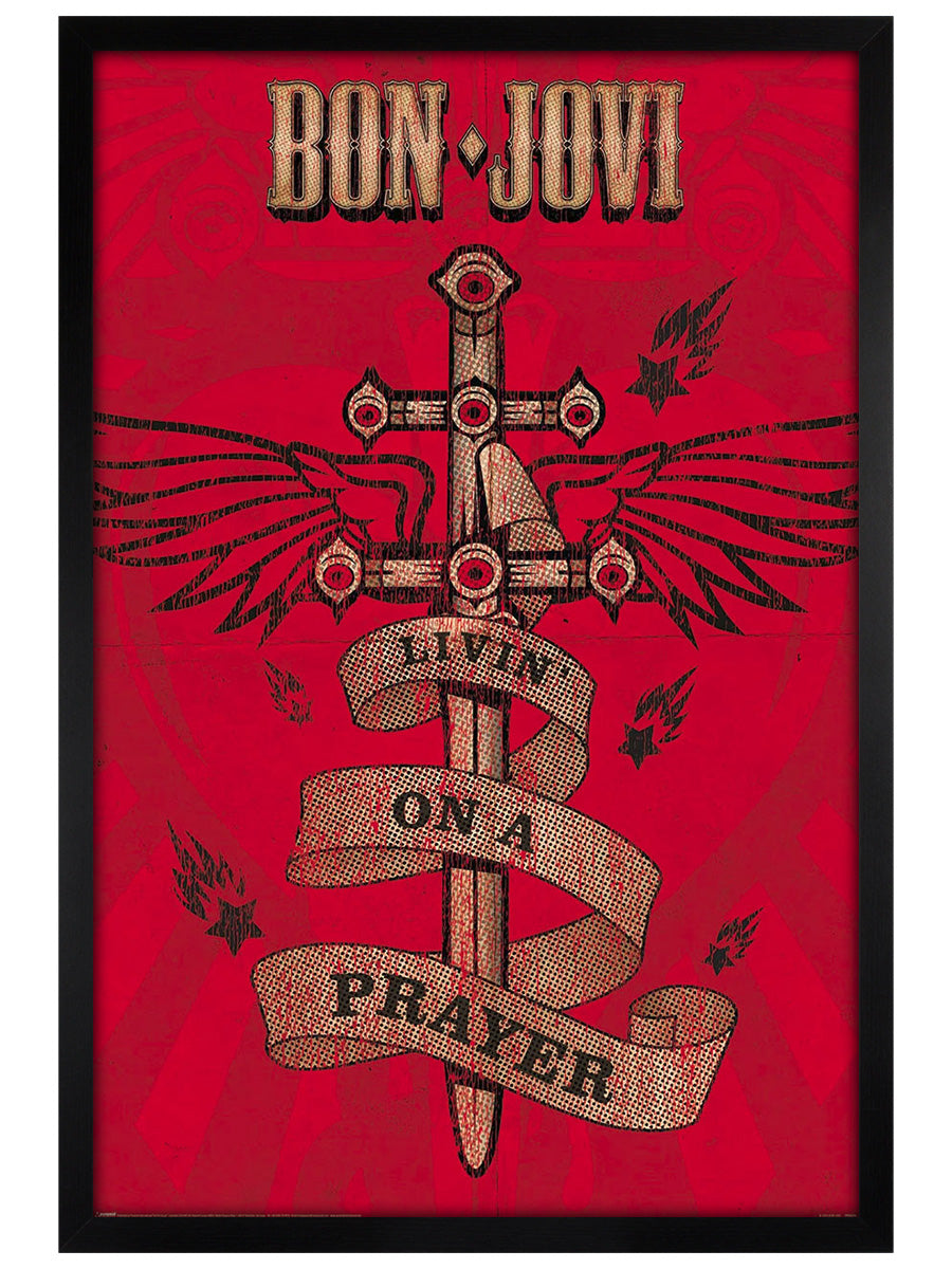 Bon Jovi Livin' On A Prayer Maxi Poster
