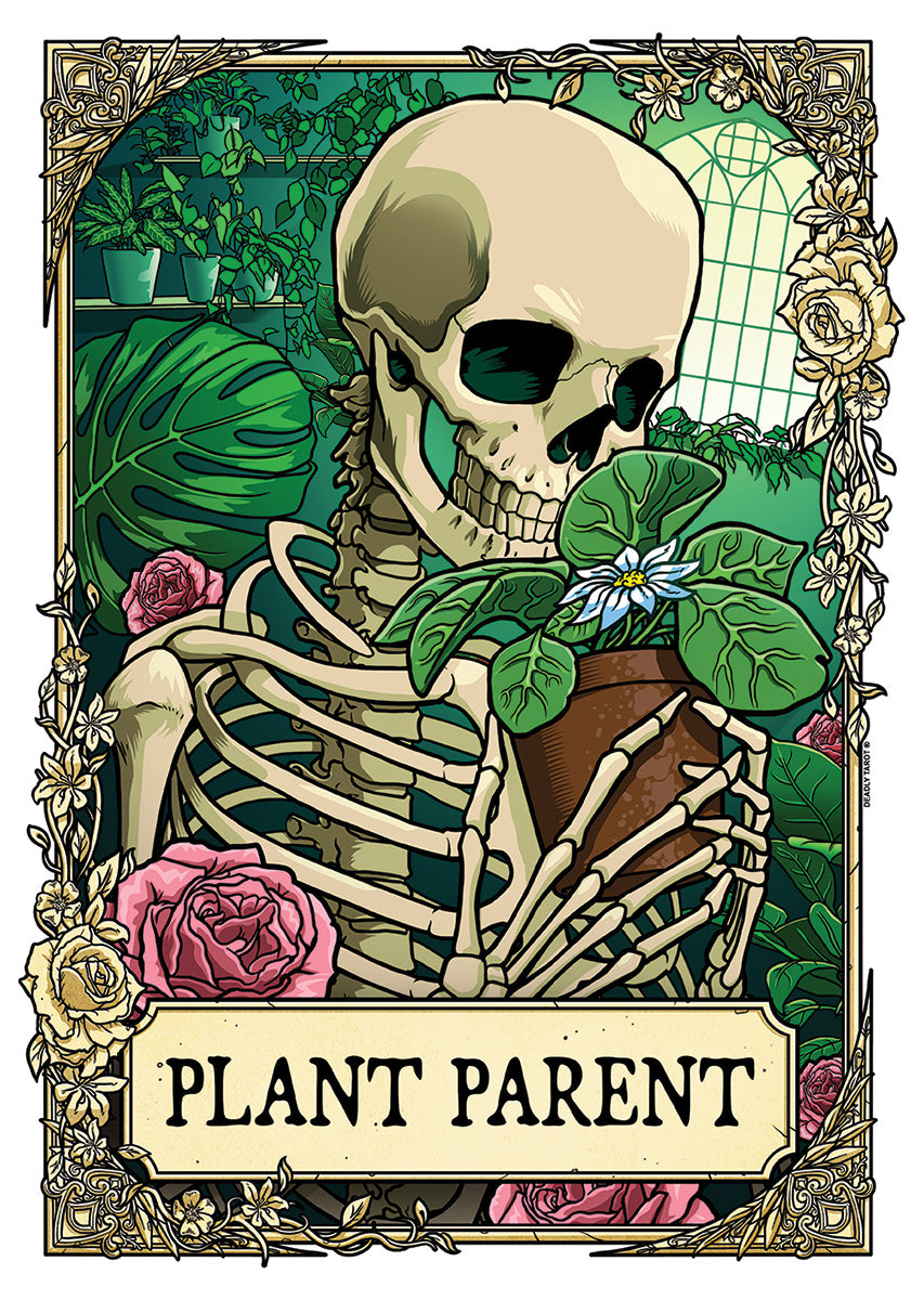 Deadly Tarot RIP - The Plant Parent Mini Poster