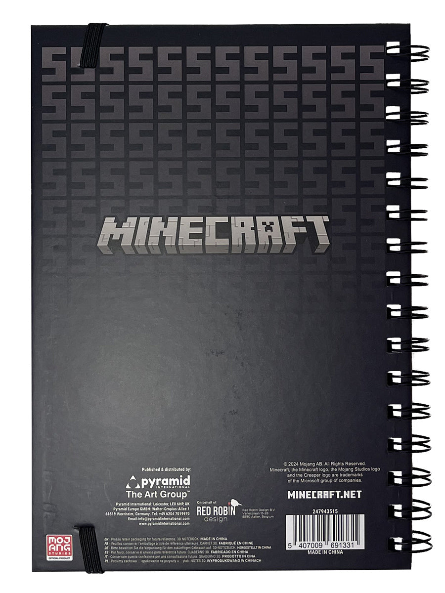 Minecraft A5 3D Lencitular Notebook