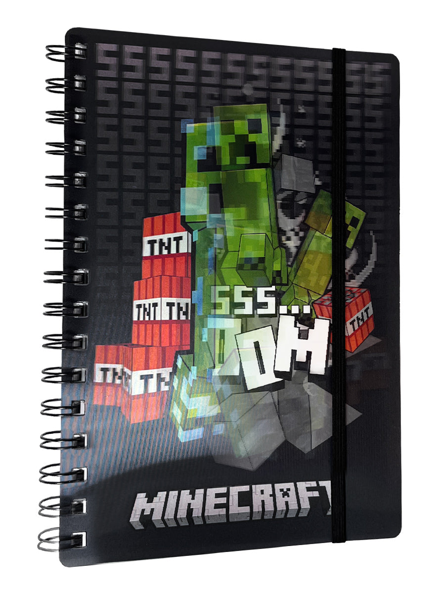 Example Minecraft Notebook Minecraft A5 3D Lencitular Notebook