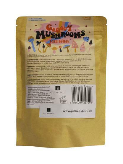 Groovy Mushroom Bath Bombs