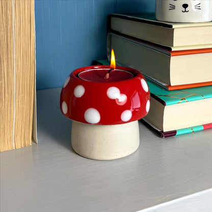 Mushroom Tea Light Holder
