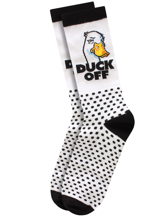 Twisted Soles Duck Off Novelty Adult Socks - 1 Pair