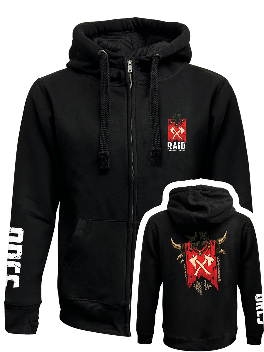 RAID: Shadow Legends Orcs Black Zipped Premium Hoodie