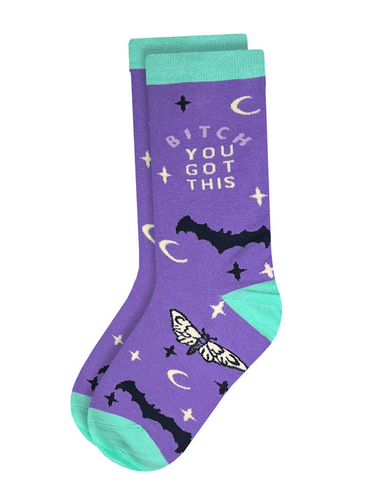 Twisted Soles You Got This Novelty Adult Socks (1 Pair) Size UK 3-7