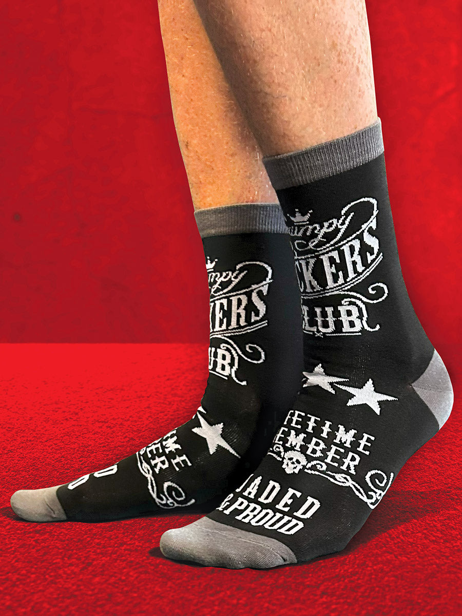 Twisted Soles Grumpy Fuckers Novelty Adult Socks (1 Pair) Size UK 8-12