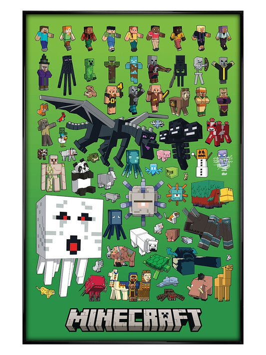 Minecraft (Character Montage) Maxi Poster