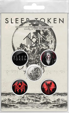 Sleep Token Take Me Back To Eden Badge Pack