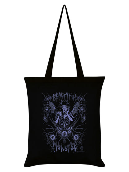 Cosmic Boop Beautiful Monster Black Tote Bag