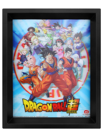 Dragon Ball Super (Goku And The Z Fighters) Framed 3D Lenticular Poster