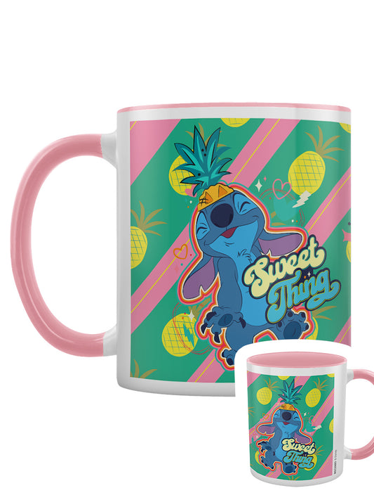 Lilo And Stitch You're My Fav Pink Inner 2-Tone Mug