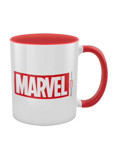 Marvel Logo Red Inner 2-Tone Mug