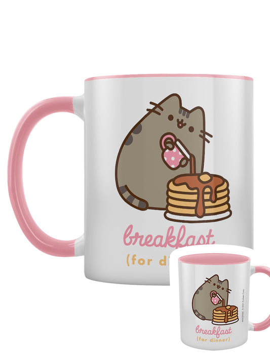 Pusheen Breakfast Pink Inner 2-Tone Mug