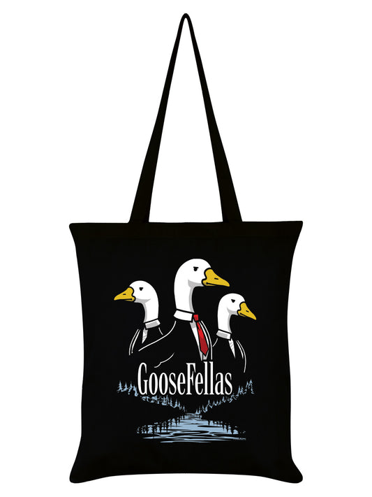 Silly Goosefellas Black Tote Bag