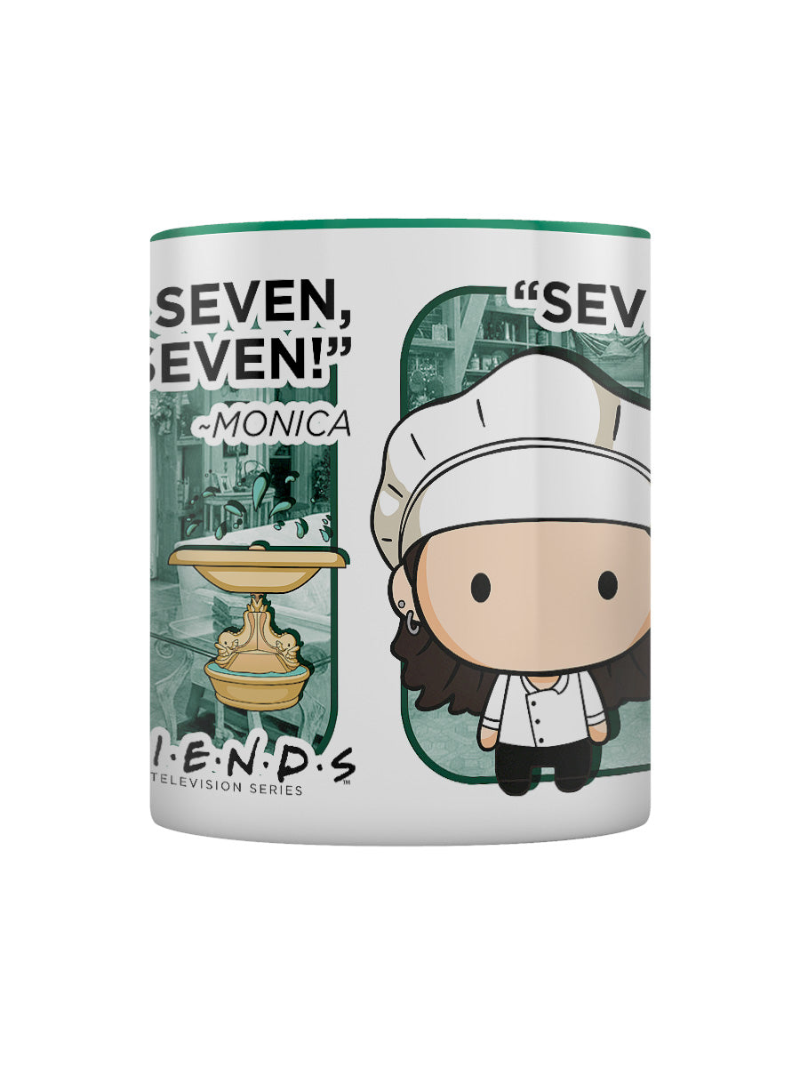 Friends Monica Chibi Green Inner 2-Tone Mug