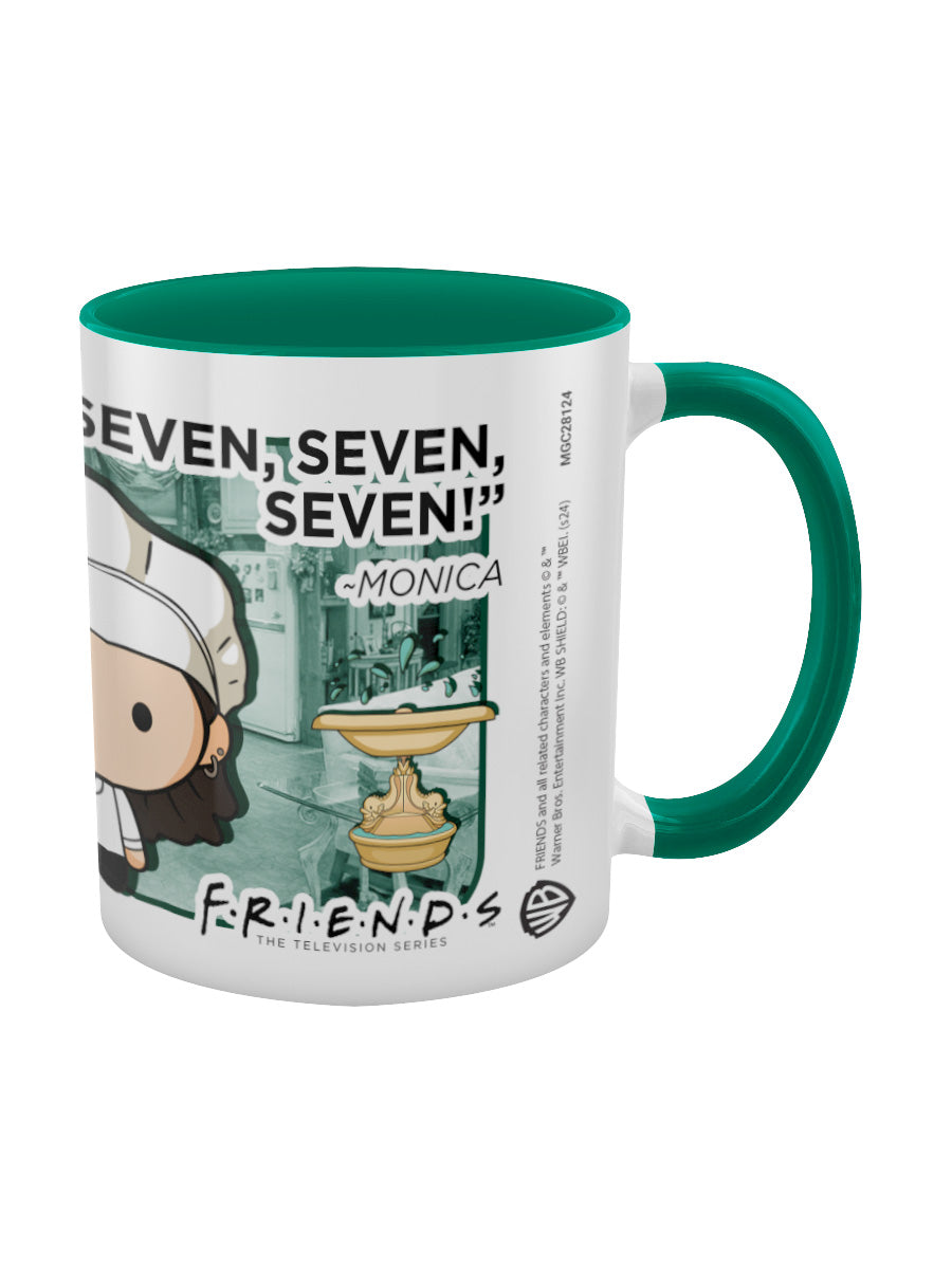 Friends Monica Chibi Green Inner 2-Tone Mug