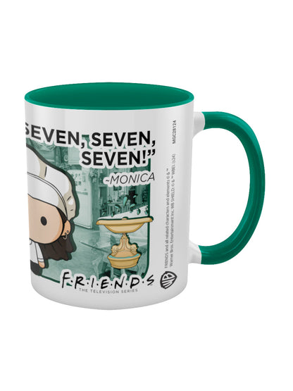 Friends Monica Chibi Green Inner 2-Tone Mug