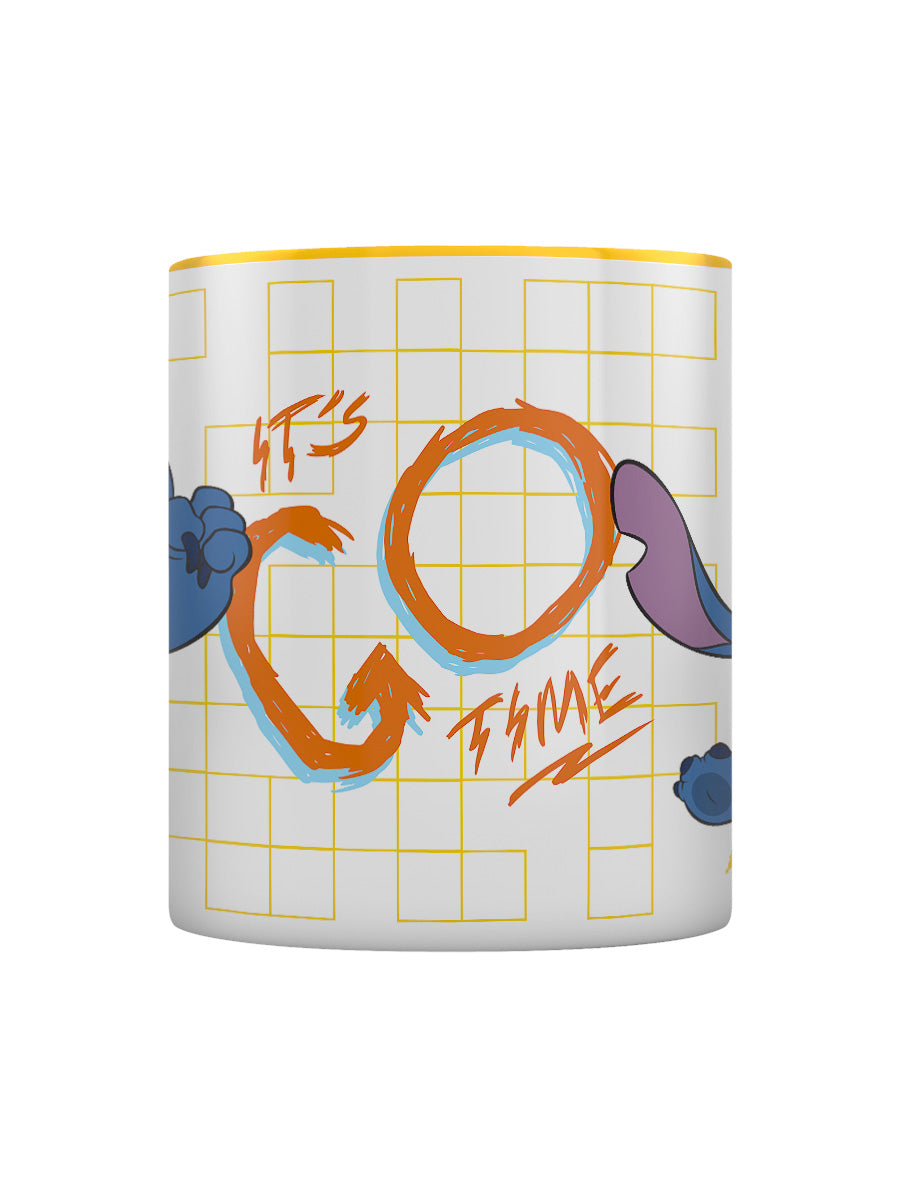 Lilo & Stitch Stitch and Scrump Yellow Inner 2-Tone Mug
