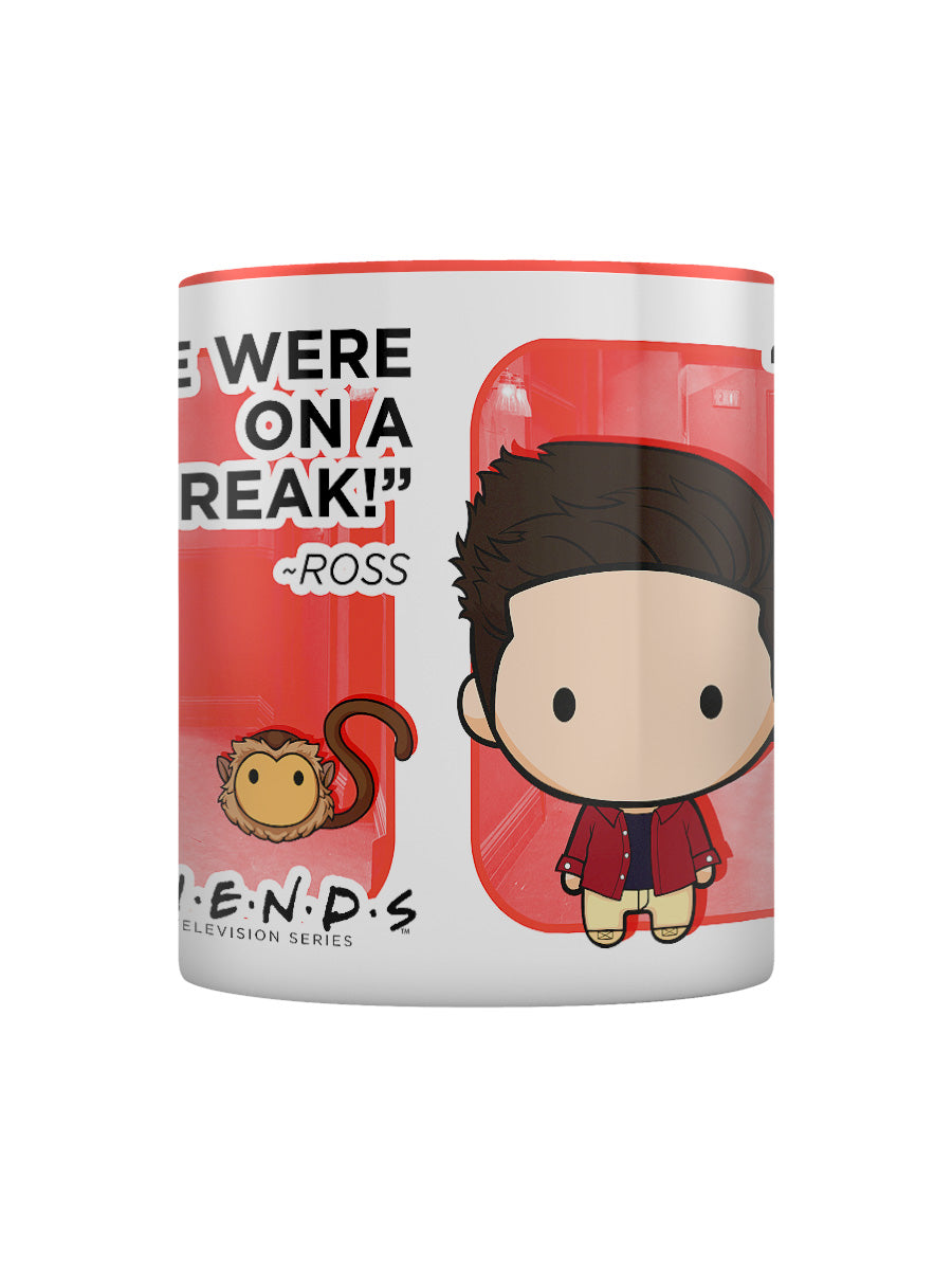 Friends Ross Chibi Red Inner 2-Tone Mug
