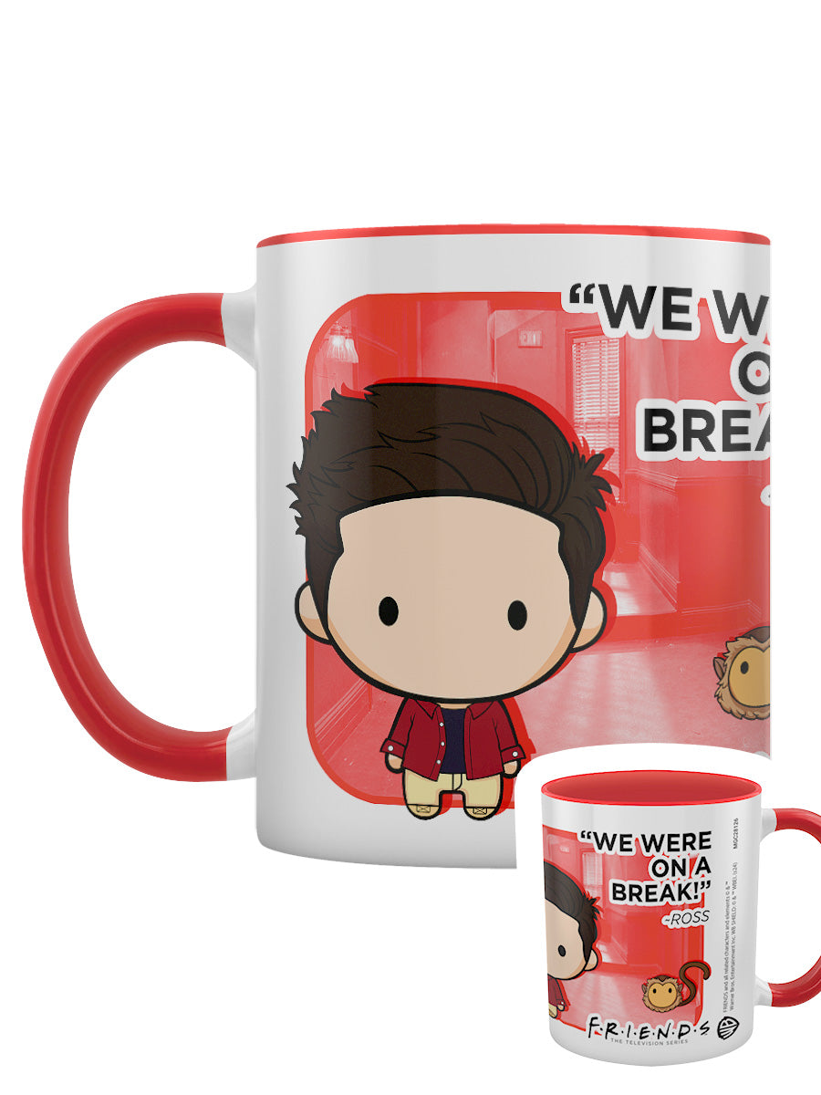 Friends Ross Chibi Red Inner 2-Tone Mug