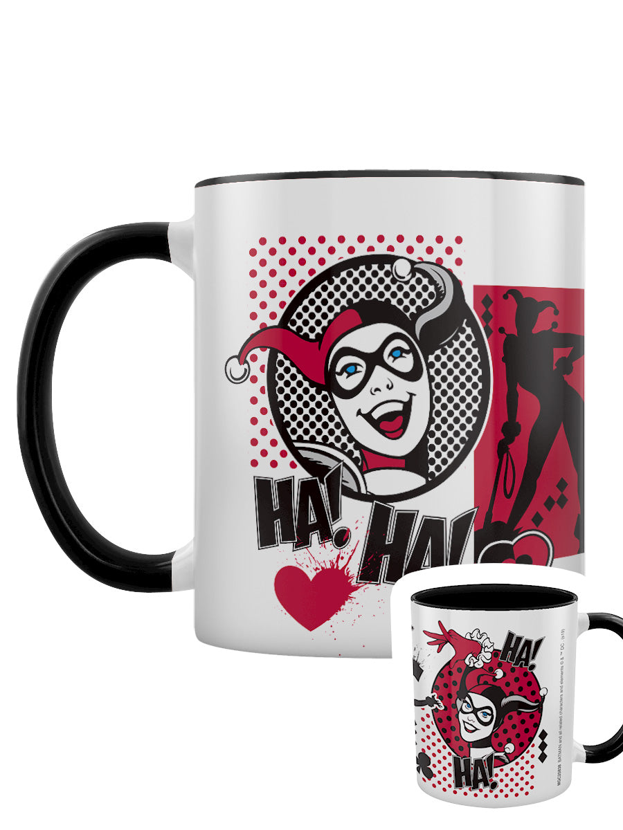 Harley Quinn I Am Crazy For You Black Inner 2-Tone Mug