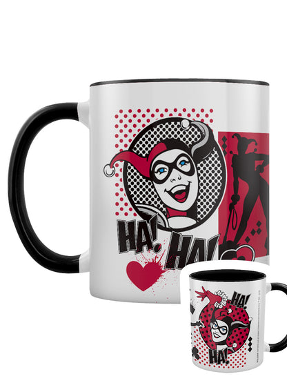 Harley Quinn I Am Crazy For You Black Inner 2-Tone Mug