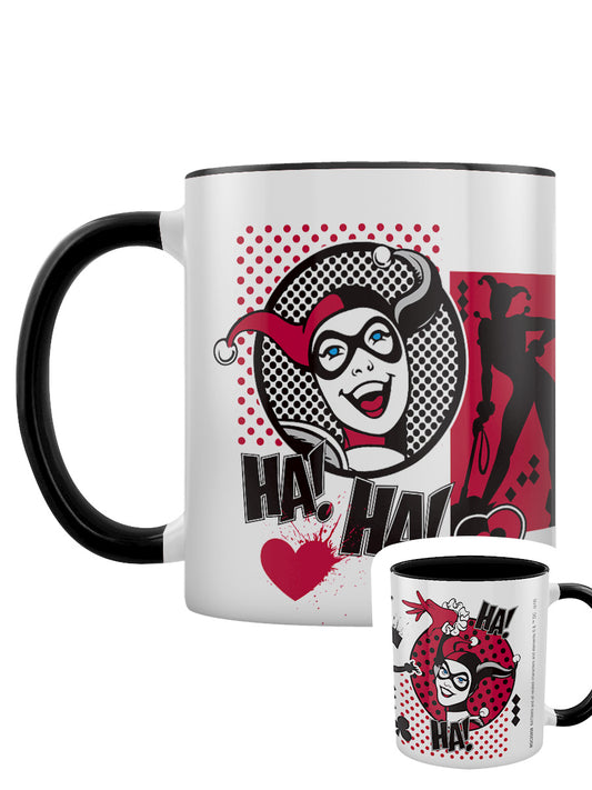 Harley Quinn I Am Crazy For You Black Inner 2-Tone Mug