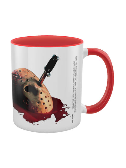 Friday The 13th Stabbed Red Inner 2-Tone Mug