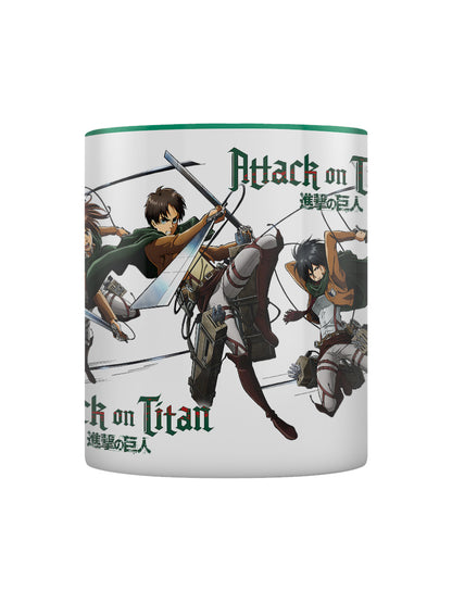 Attack On Titan S3 Green Inner 2-Tone Mug