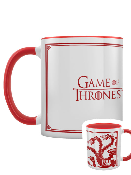Game Of Thrones Targaryen Red Inner 2-Tone Mug