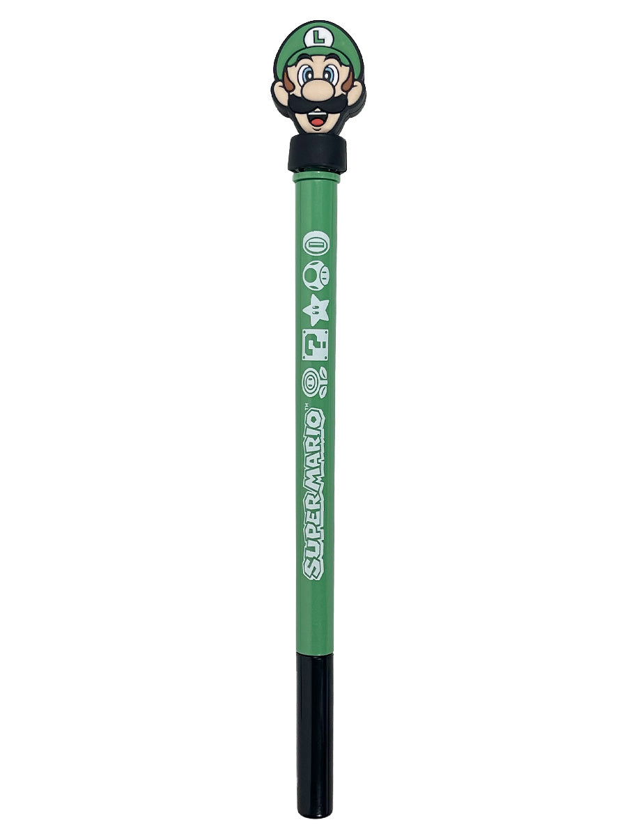 Super Mario Luigi 2D Spinning Topper Pen