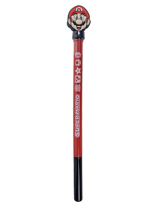 Super Mario Mario 2D Spinning Topper Pen
