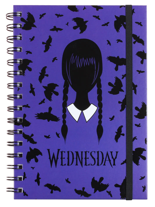 Wednesday (Ravens) A5 Wiro Notebook